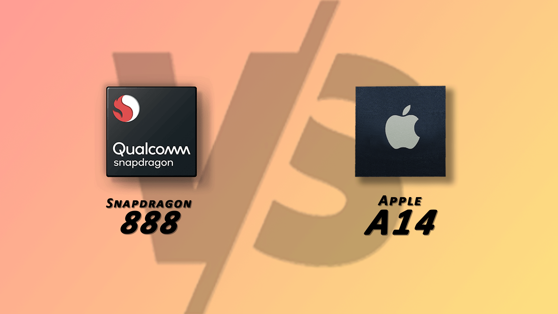 Apple 14 VS Snapdragon 888