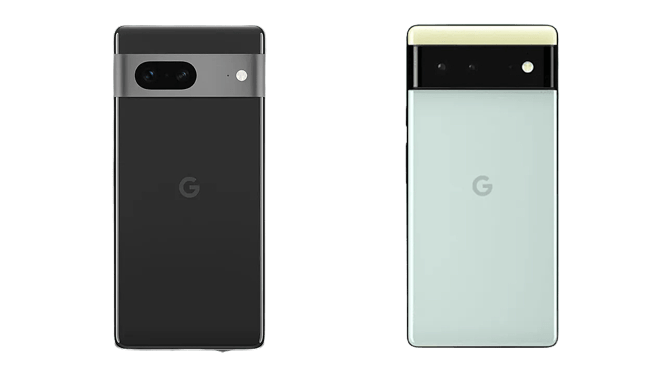 Google Pixel 7a vs. Pixel 6a