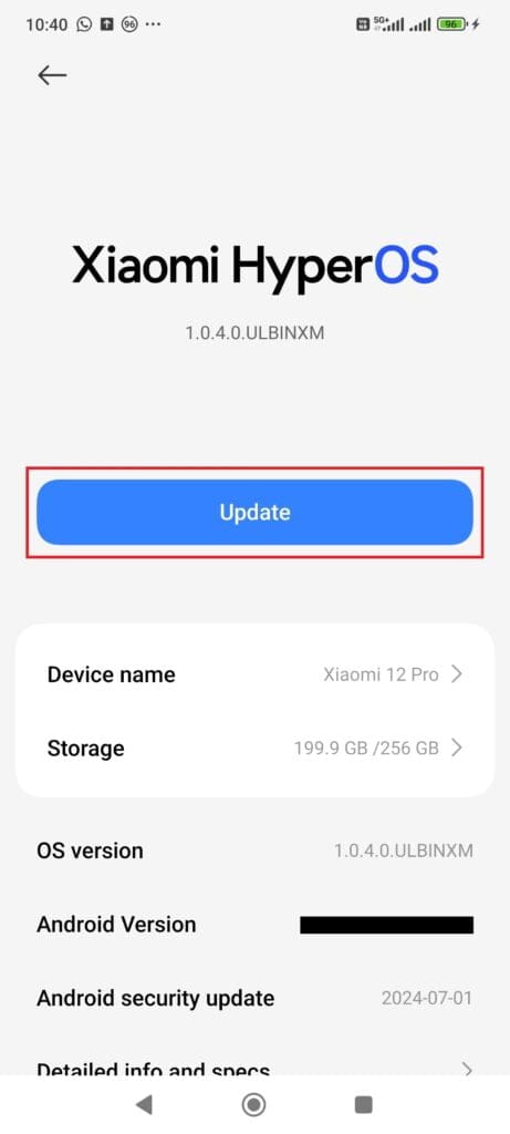 Android-Update