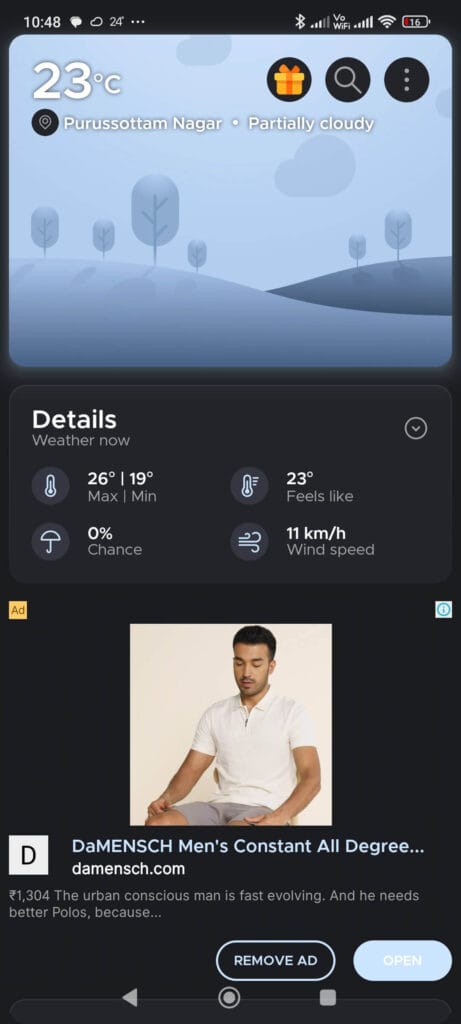 Overdrop-weather-&-Widgets-UI