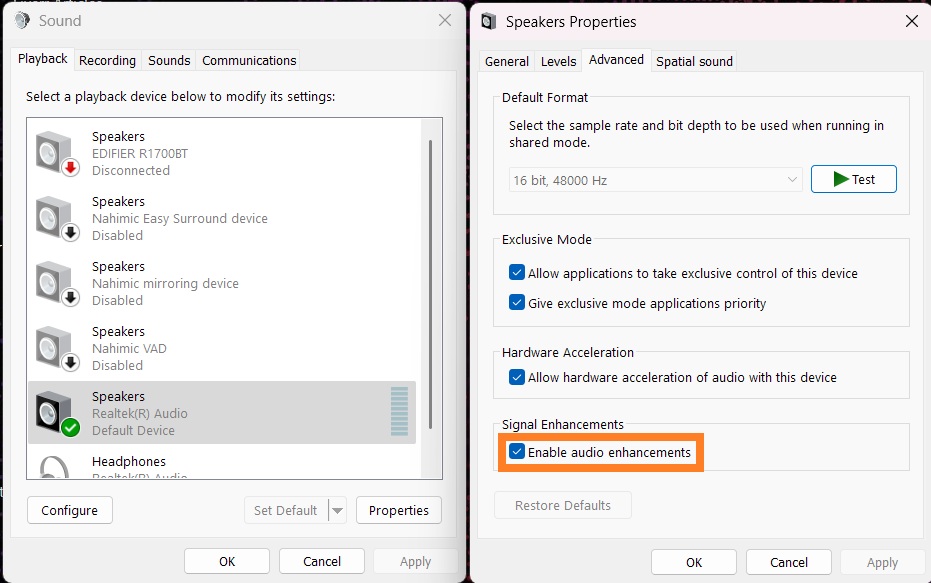 Turning-off-audio-enhancements