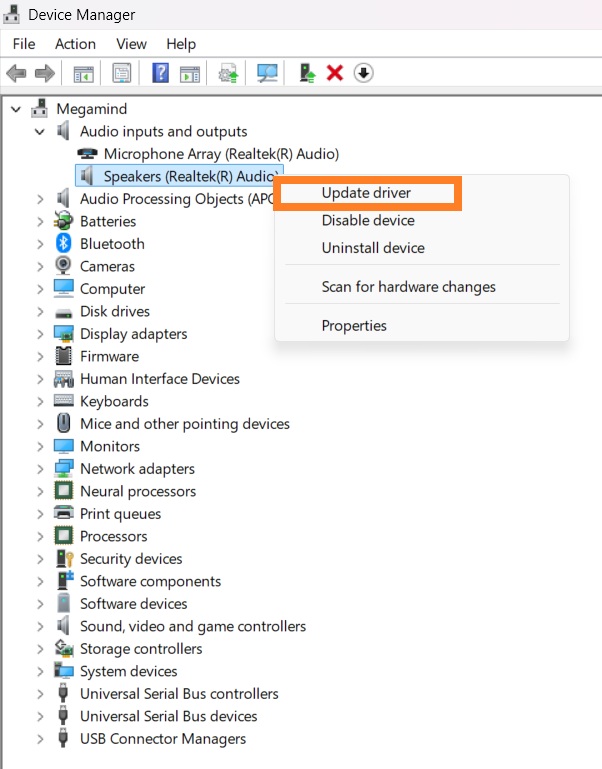 Updating-audio-driver