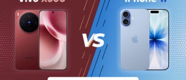 vivo X300 vs iPhone 17