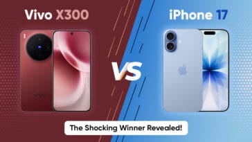 vivo X300 vs iPhone 17