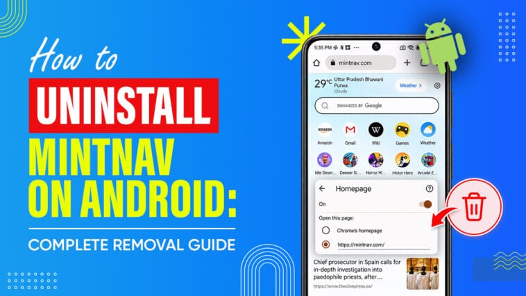 How to Uninstall Mintnav on Android