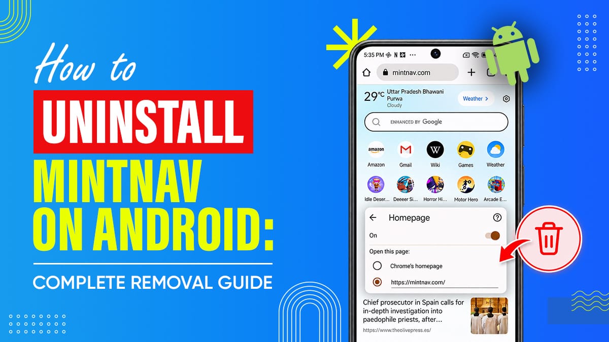 How to Uninstall Mintnav on Android
